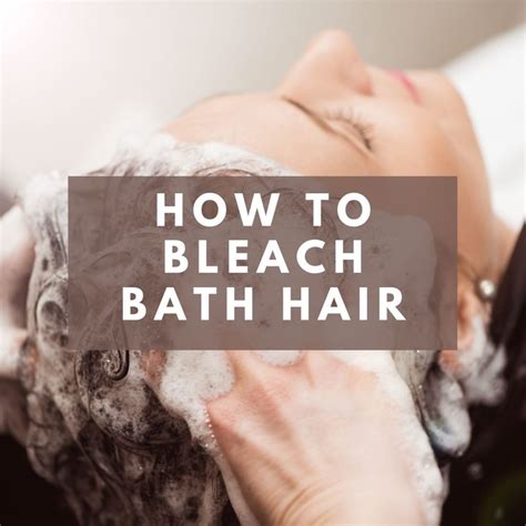 bleach bath hair mixture